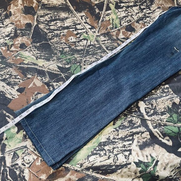 BNWT deadstock Y2K tropical embroidered jeans - Picture 7 of 8